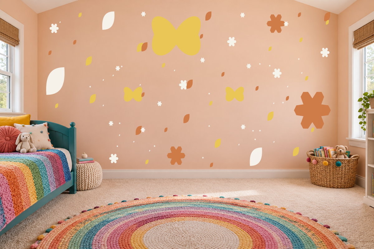 Butterfly Garden — exact recommended kit arranged in a kids’ room