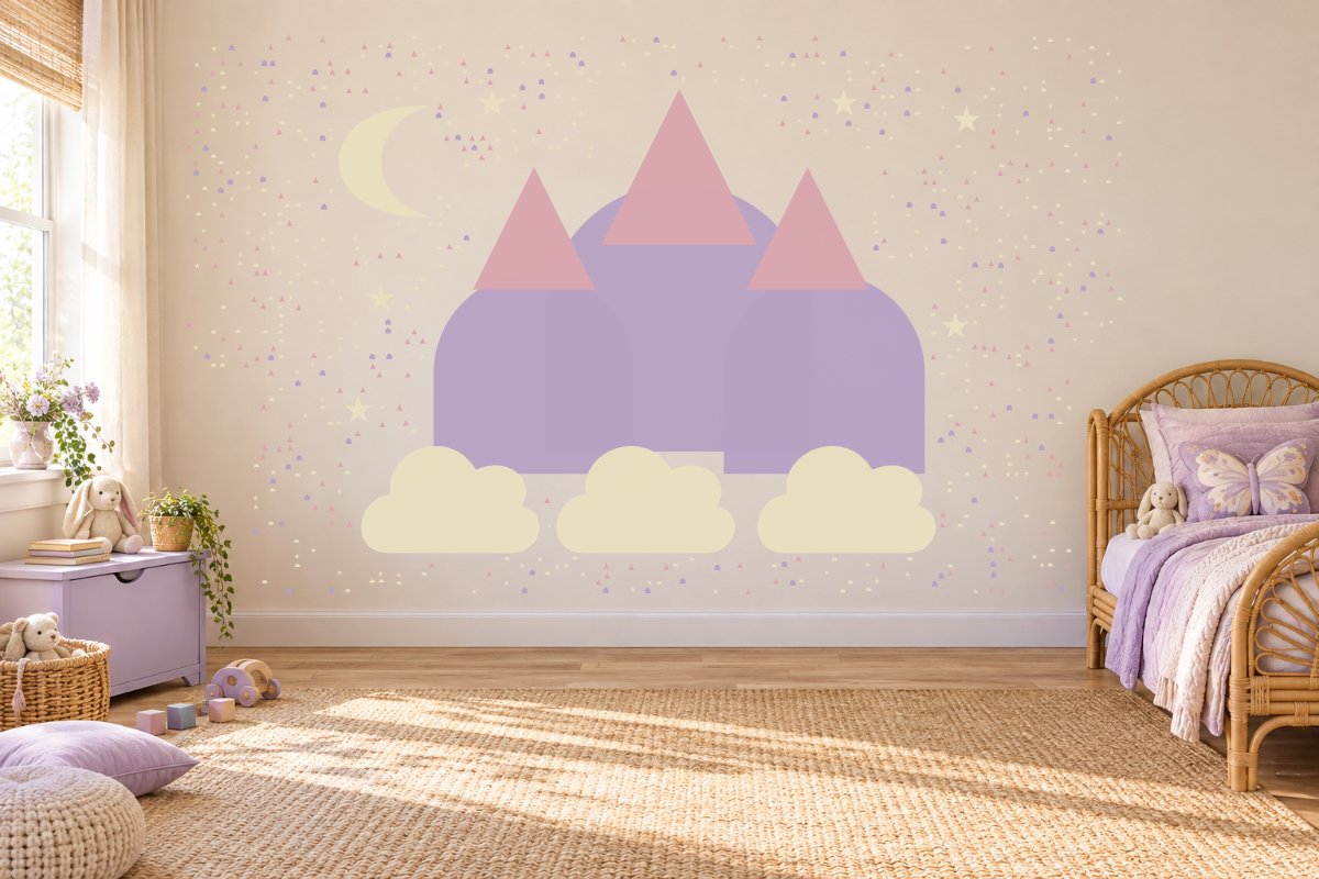 Cloud Castle — exact recommended kit arranged in a kids’ room