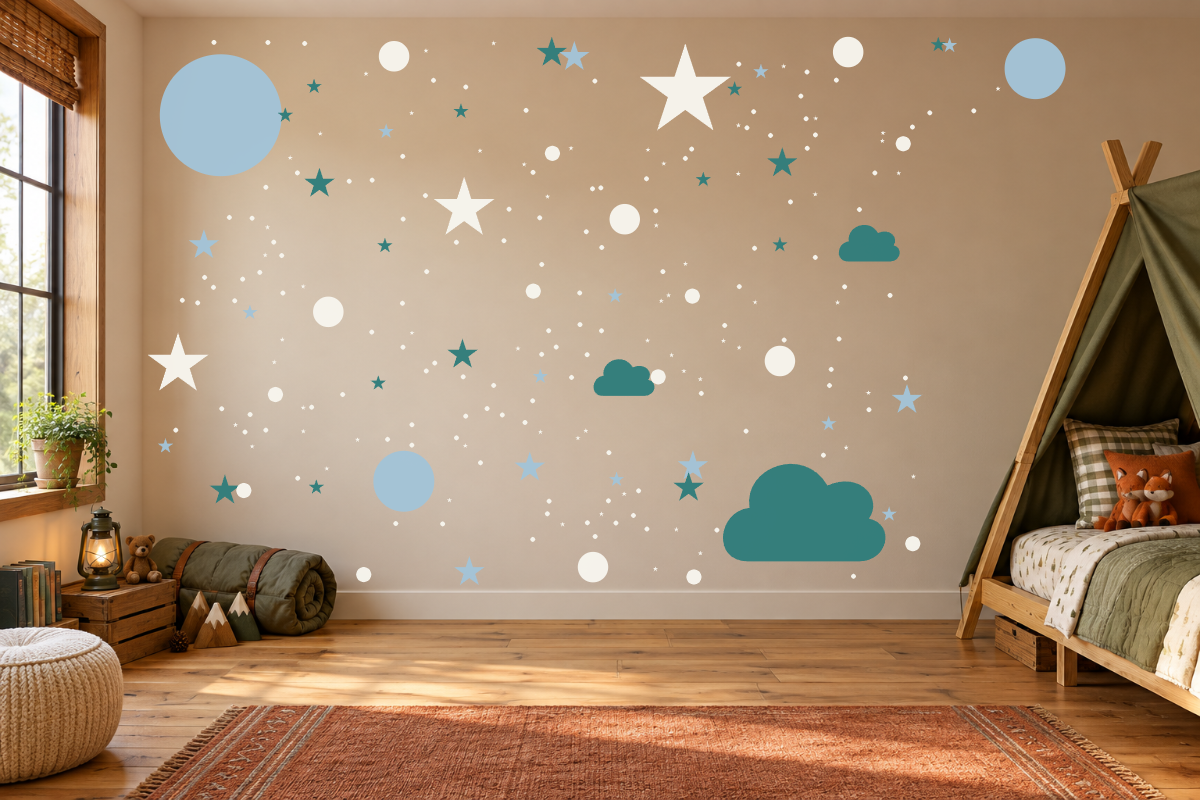 Cloud Nine — exact recommended kit arranged in a kids’ room
