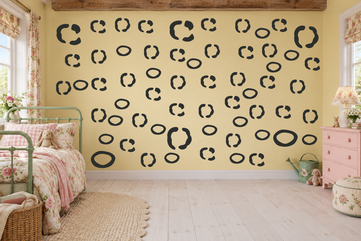 Clouded Leopard Canopy — exact recommended kit arranged in a kids’ room
