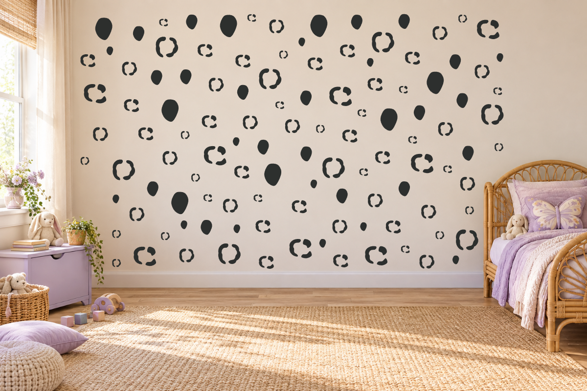 Leopard Lounge — exact recommended kit arranged in a kids’ room