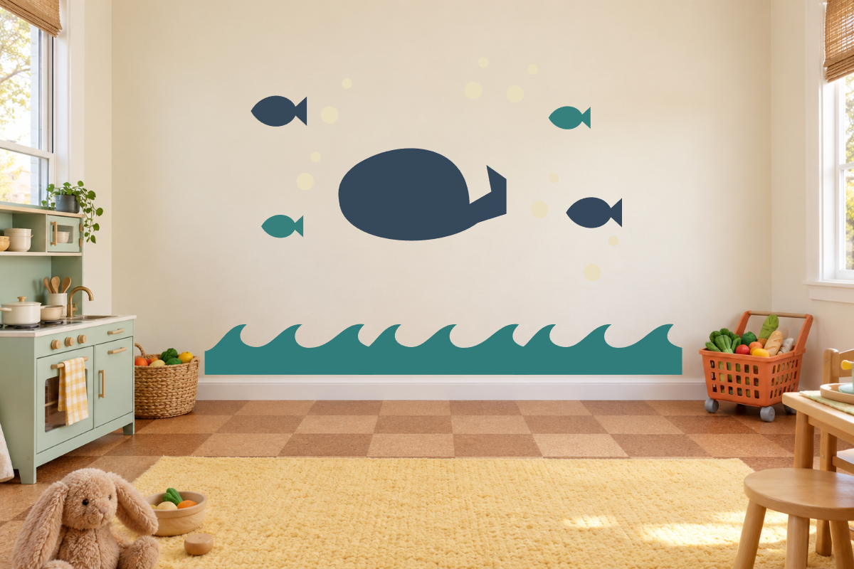 Ocean Expedition — exact recommended kit arranged in a kids’ room