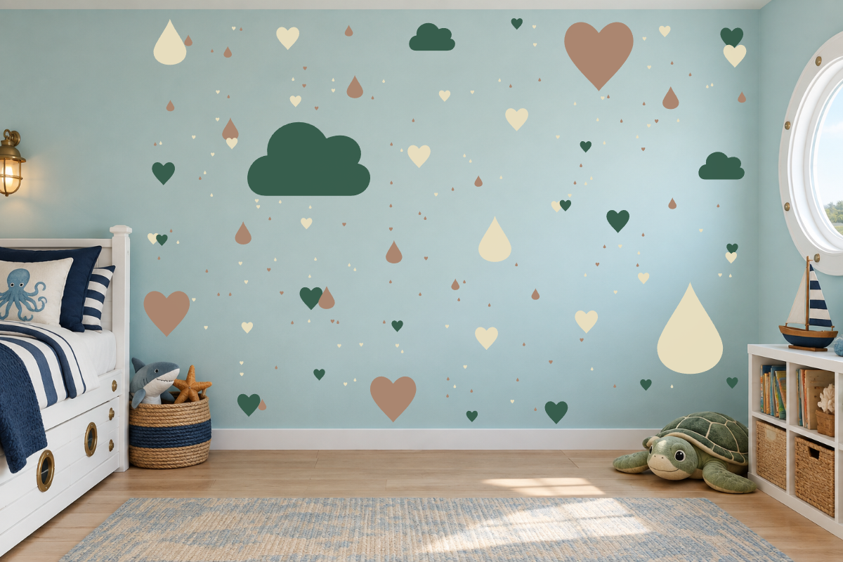 Rainy Day Magic — exact recommended kit arranged in a kids’ room