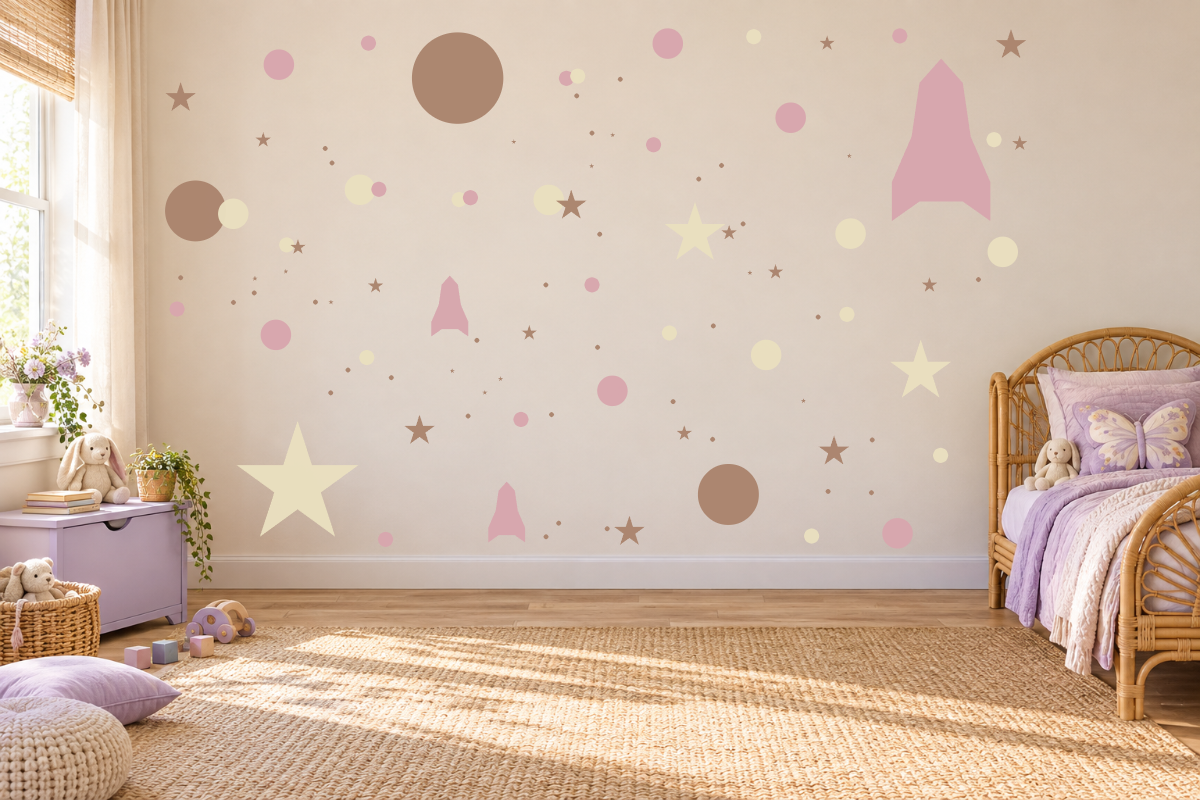 Rocket Launch — exact recommended kit arranged in a kids’ room