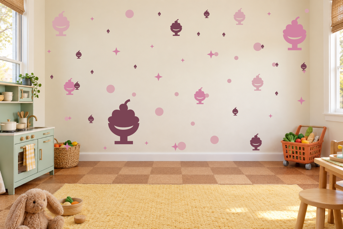 Sundae Sunday — exact recommended kit arranged in a kids’ room