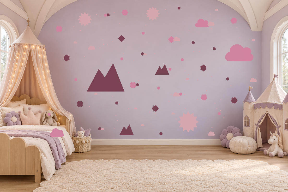 Sunny Summits — exact recommended kit arranged in a kids’ room