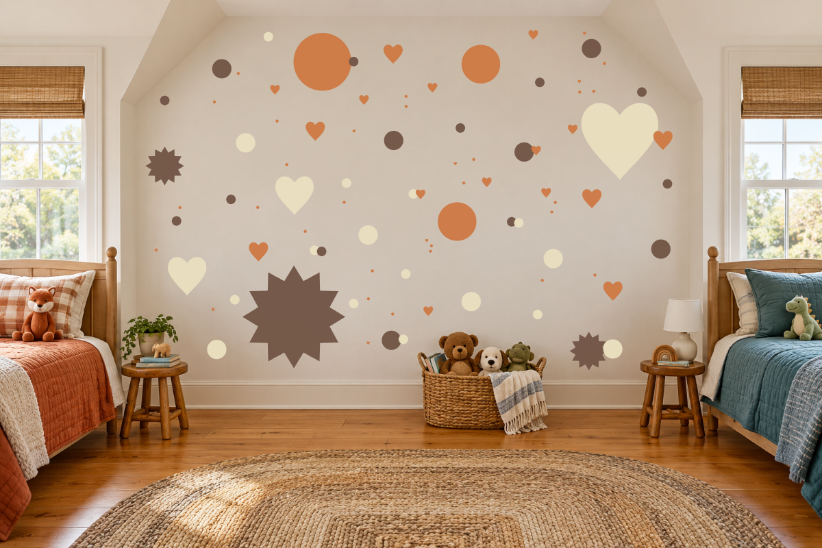 Sunshine Smiles — exact recommended kit arranged in a kids’ room