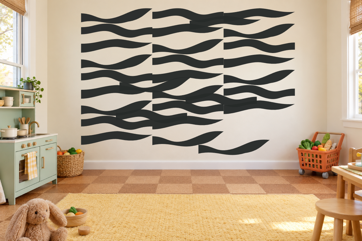 Tiger Stripe Takeover — exact recommended kit arranged in a kids’ room