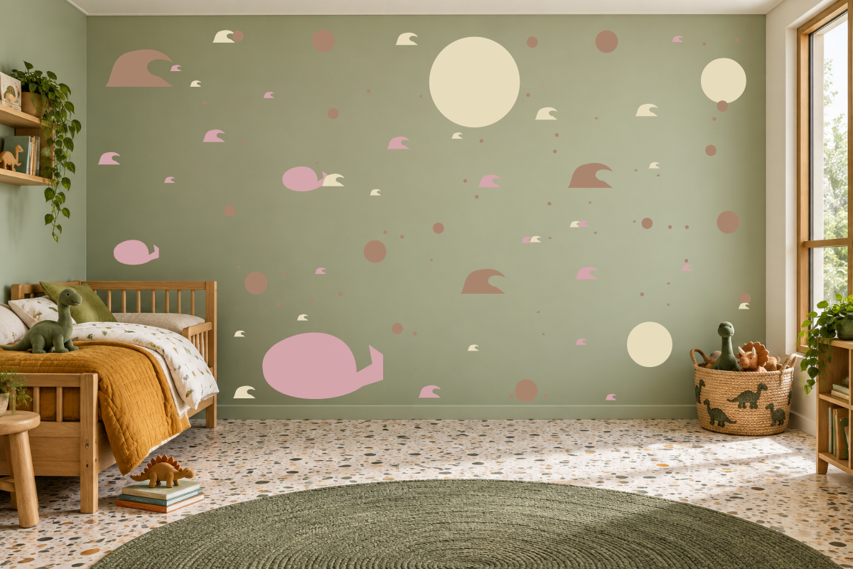 Whale Hello — exact recommended kit arranged in a kids’ room